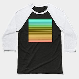 Elegant rainbow stripes Baseball T-Shirt